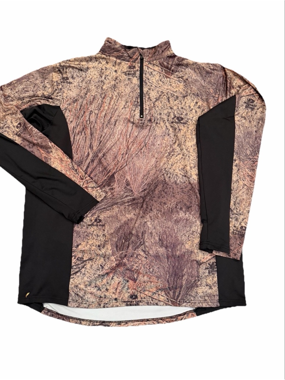 New Mossy Oak Peformace Long Sleeved Tech 1/4 Zip